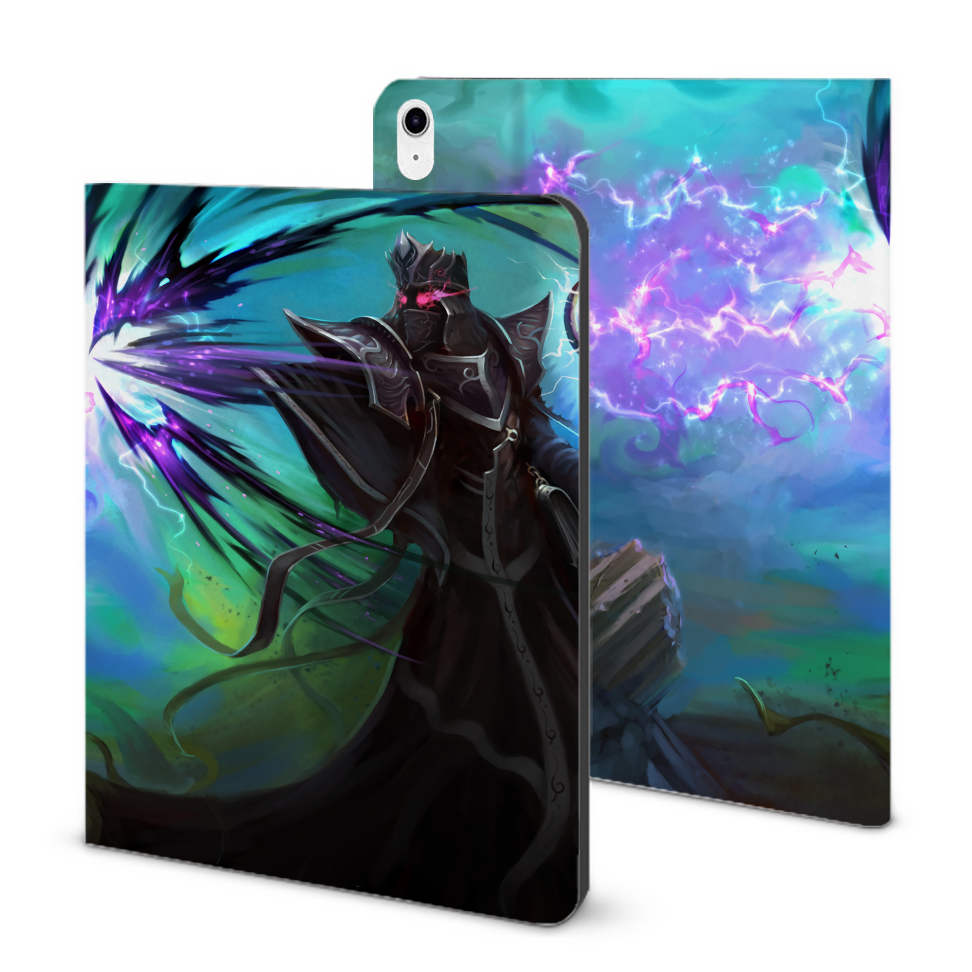 （画像用） リーグ・オブ・レジェンド League of Legends LOL IPad ケース ブック型 PUレザー TPU 耐衝撃 軽量 薄型 ペン収納なし 全面保護 IPad 各モデル対応
